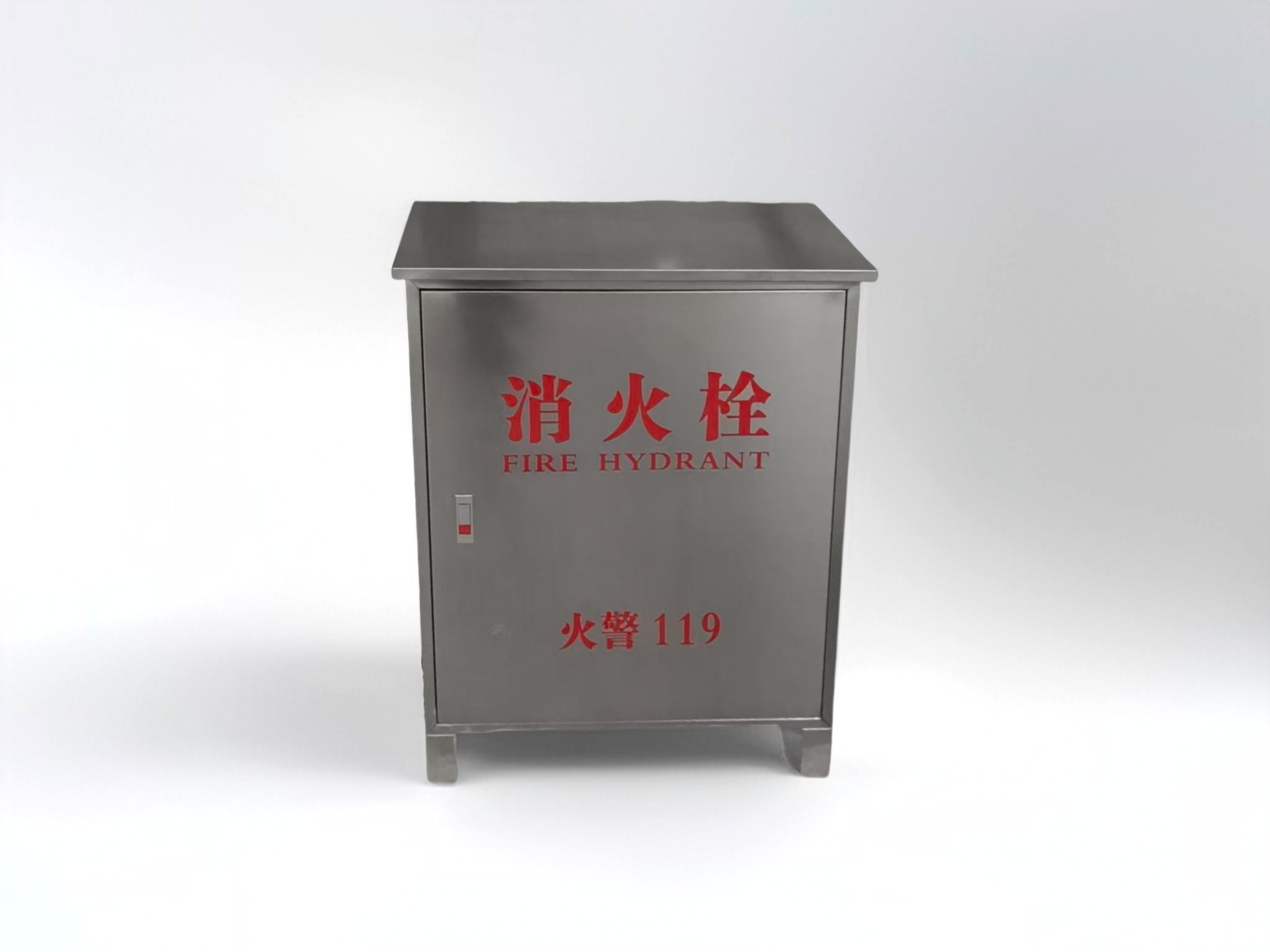 定制帶腿帶帽檐不銹鋼箱_4